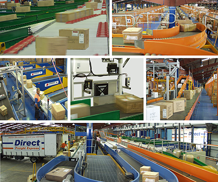 Direct Freight Express have installed a 5,000 parcel per hour sortation system enabling read rates previously thought impossible.