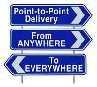 Point-to-Point Delivery From Anywhere To Everywhere!